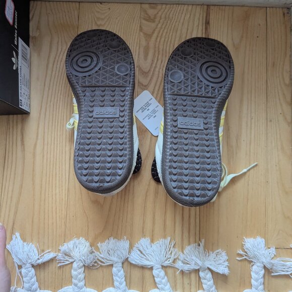 Wales Bonner x Adidas Samba Ecru Tint Yellow Size 7.5 - Picture 9 of 9